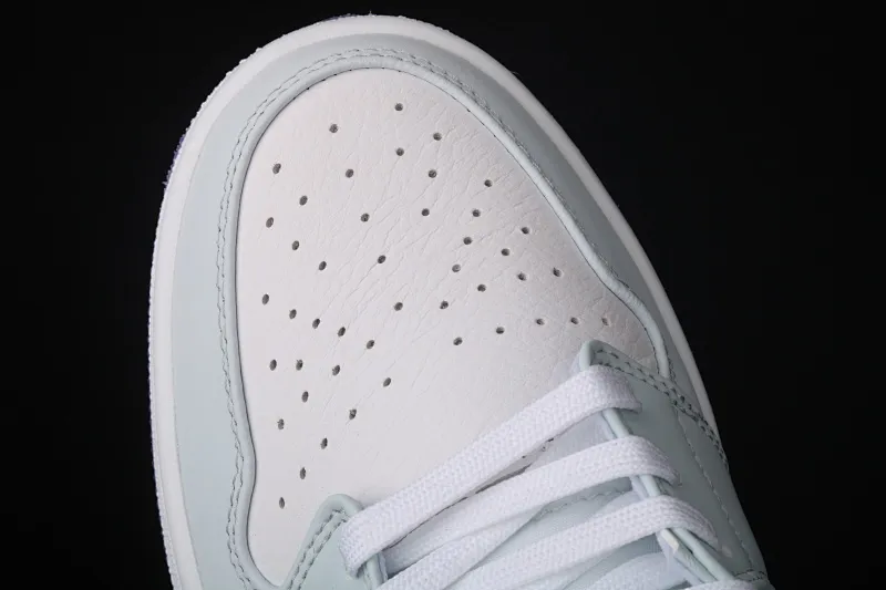 All categories Air Jordan Jordan series basketball shoes Air Jordan 1 High Air Jordan 1 Breathe CenterAJ1 Joe 1 mid-top white green purple mandarin duck CW5853-100